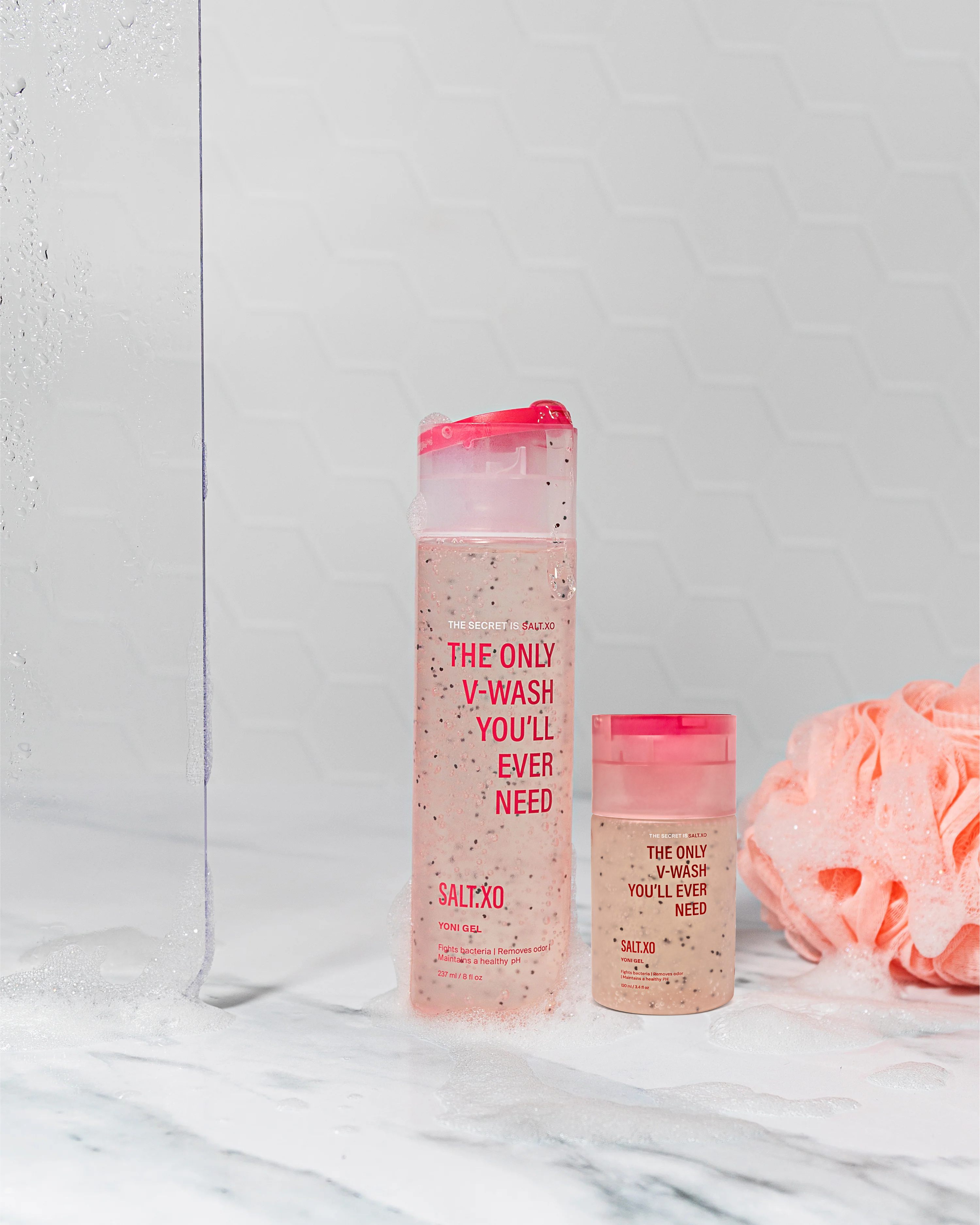 Salt.Xo At Home & On The Go (Includes 8oz + 3.4oz bottles)