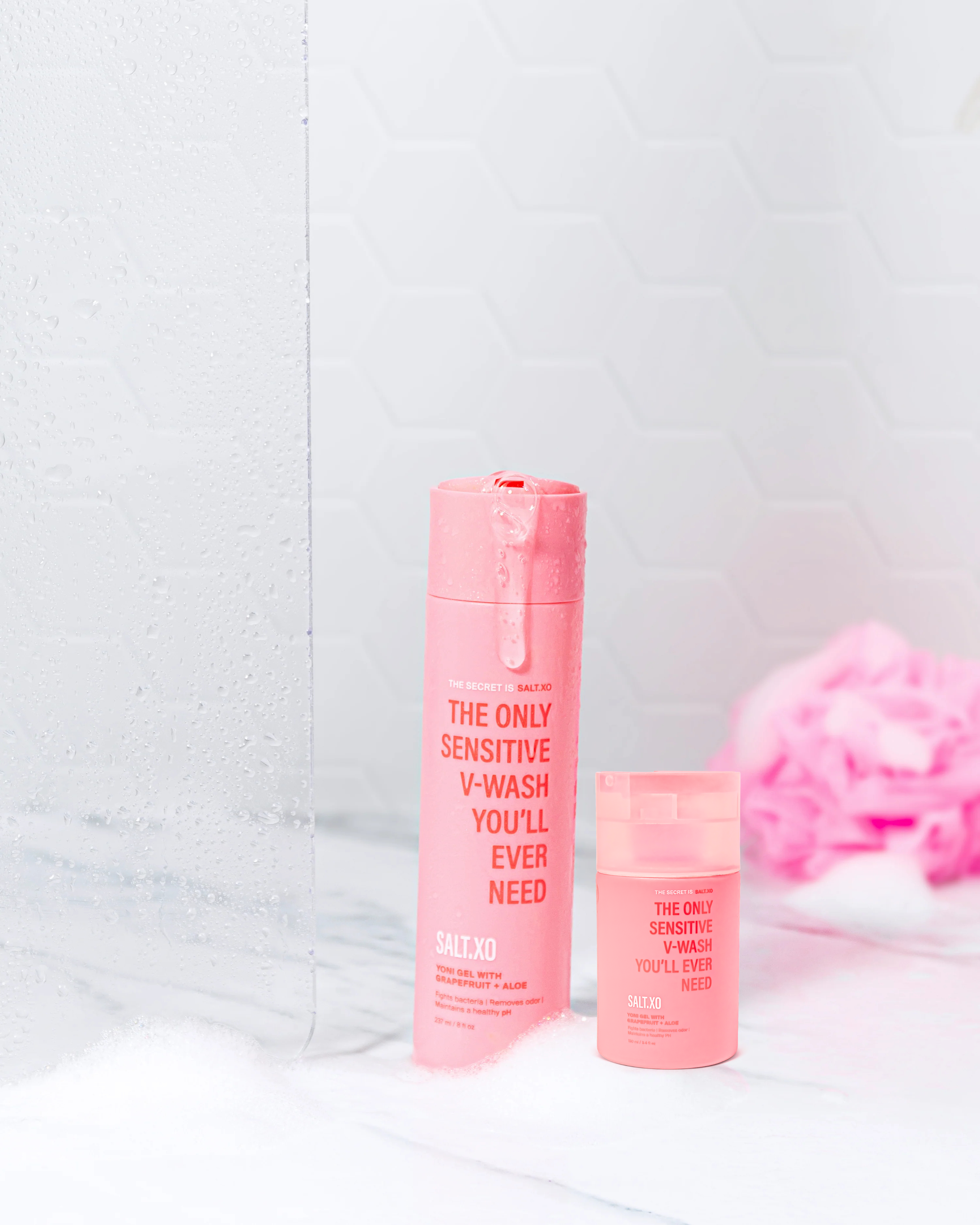 Salt.Xo At Home & On The Go (Includes 8oz + 3.4oz bottles)