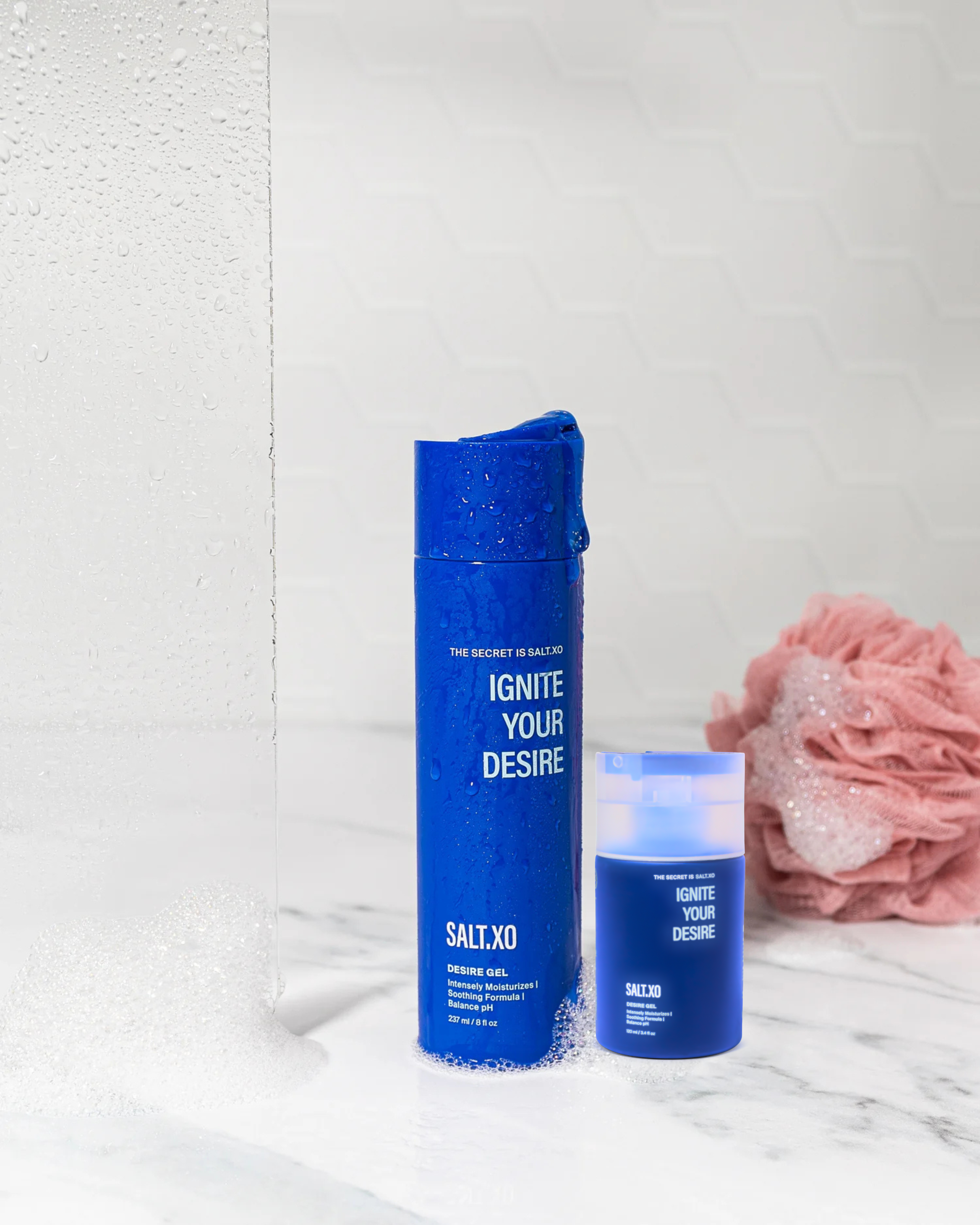 Salt.Xo At Home & On The Go (Includes 8oz + 3.4oz bottles)