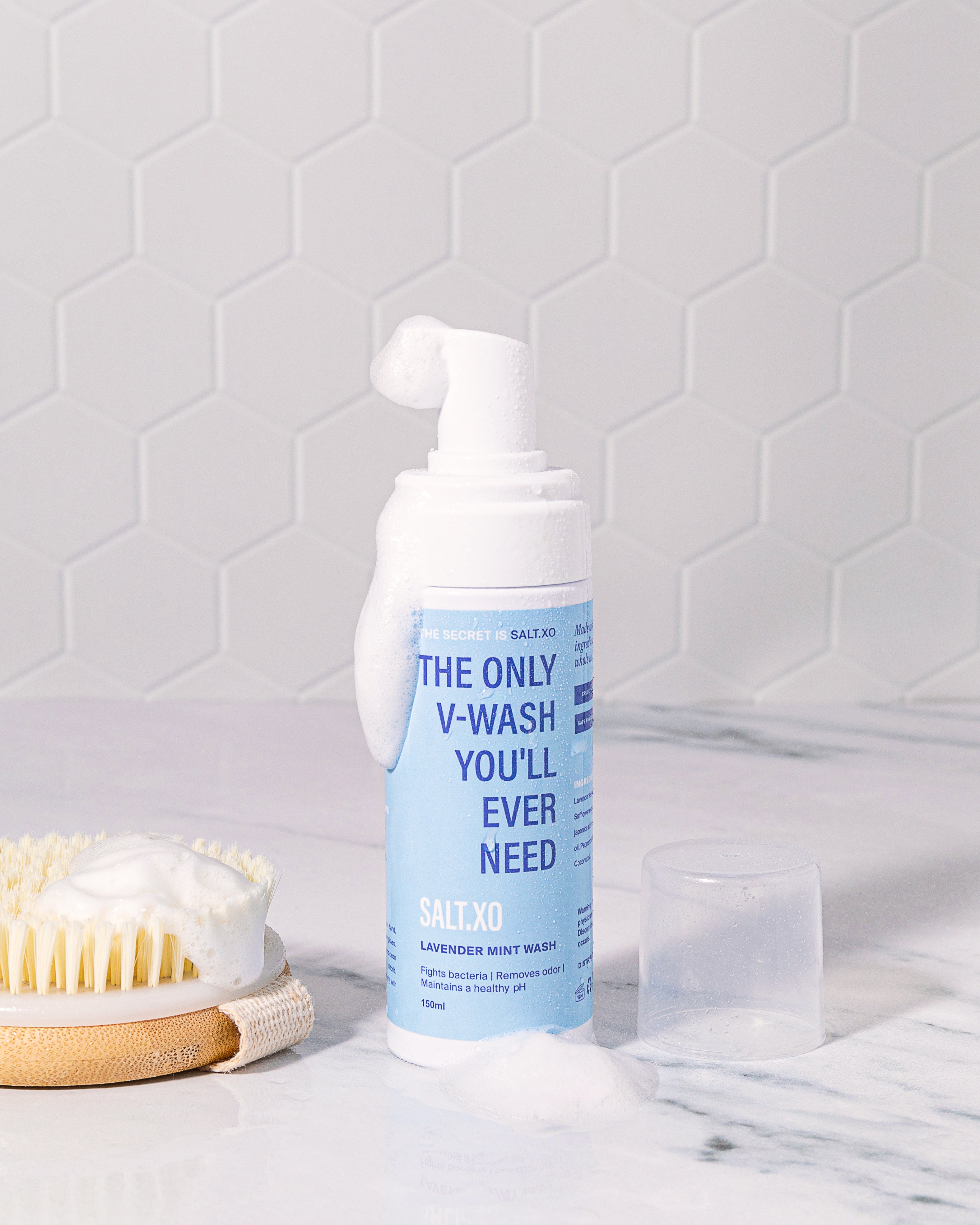 Plant based-Lavender-Mint Foaming Wash