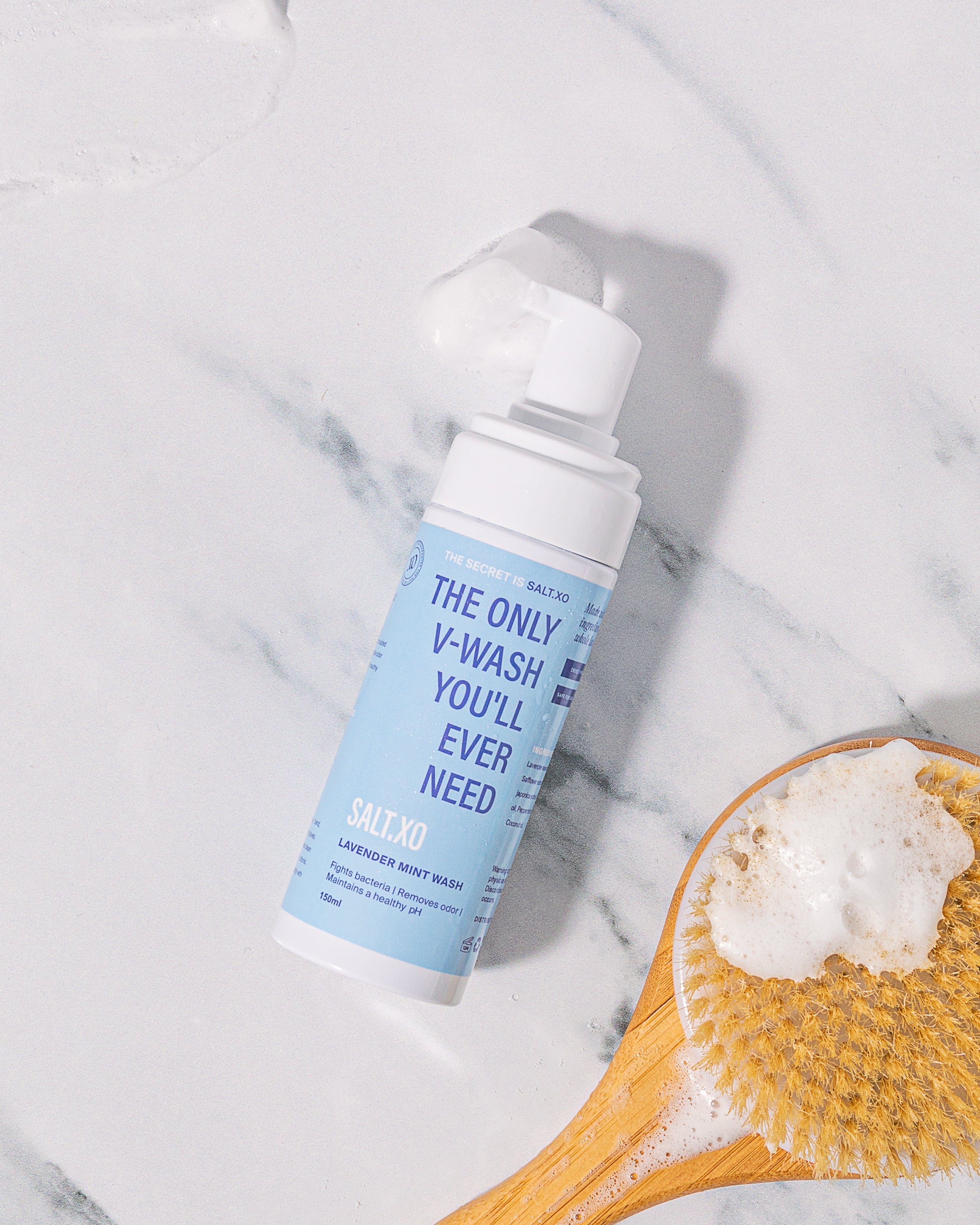 Plant based-Lavender-Mint Foaming Wash