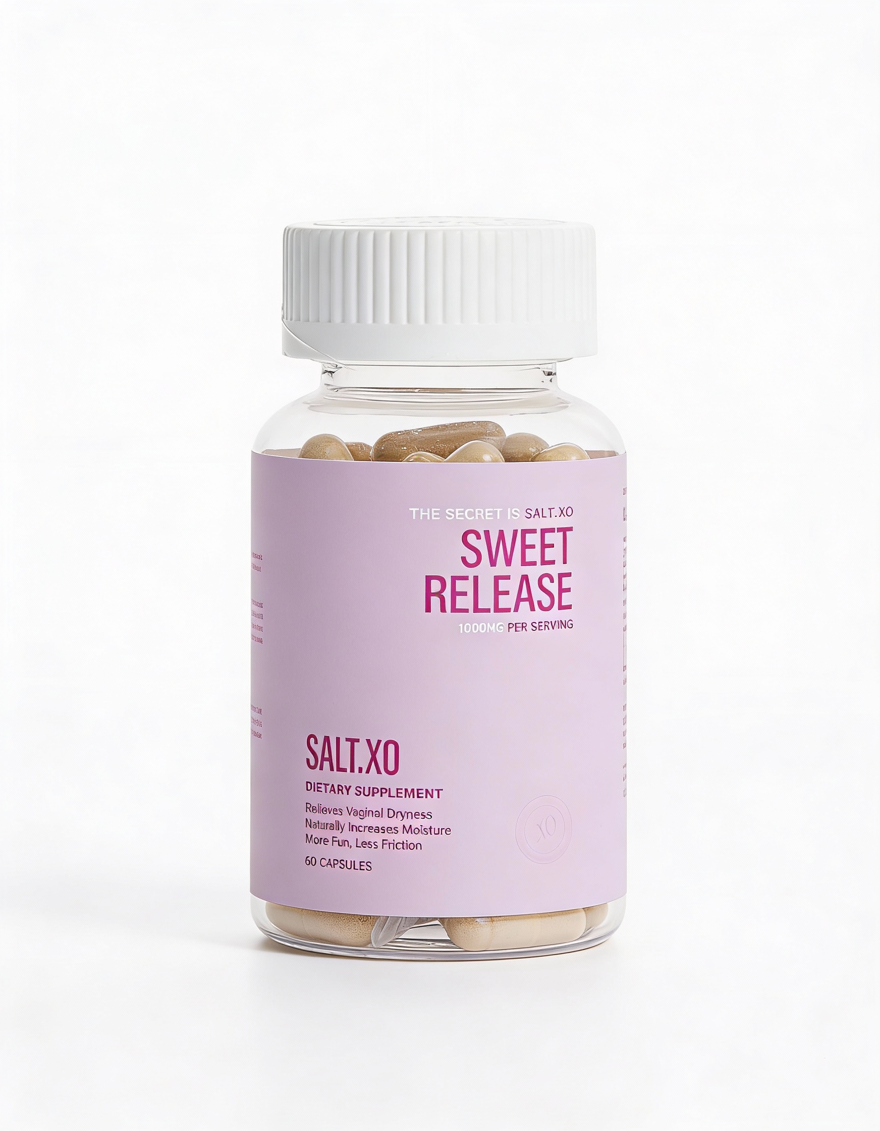 Sweet Release - Slippery Elm Vaginal Moisture Support Capsules
