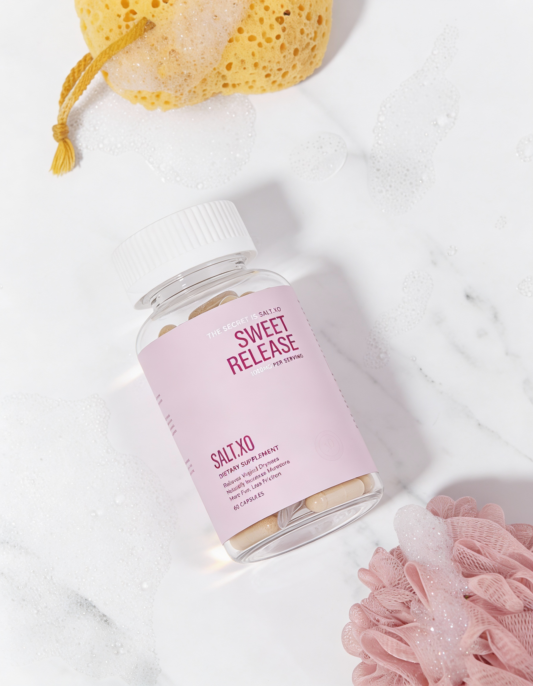 Sweet Release - Slippery Elm Vaginal Moisture Support Capsules