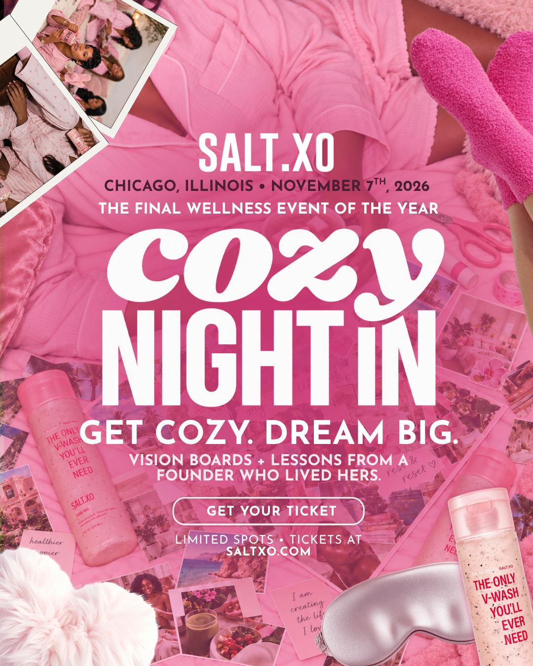 A Cozy Night In : Salt.xo Chicago Wellness Event