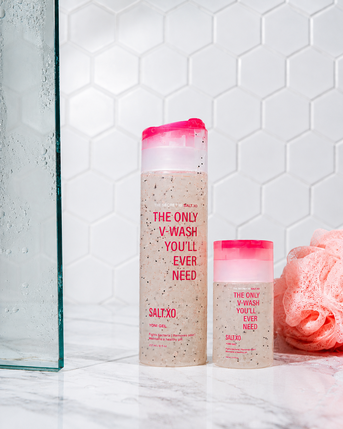 Salt.Xo At Home & On The Go (Includes 8oz + 3.4oz bottles)