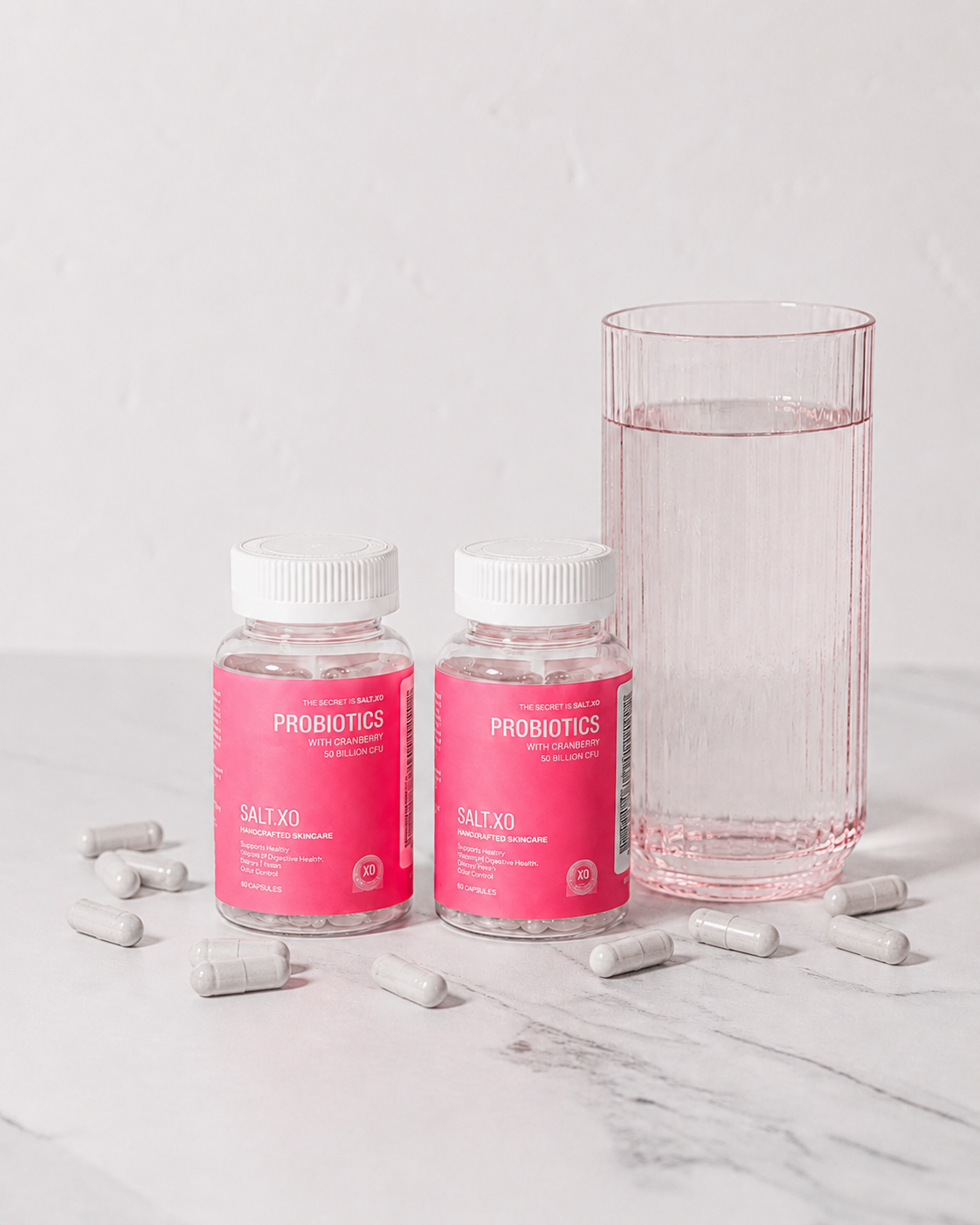Salt.xo Women’s Probiotics 50 Billion CFU + Cranberry – Vaginal & Urinary Support (60 Capsules)