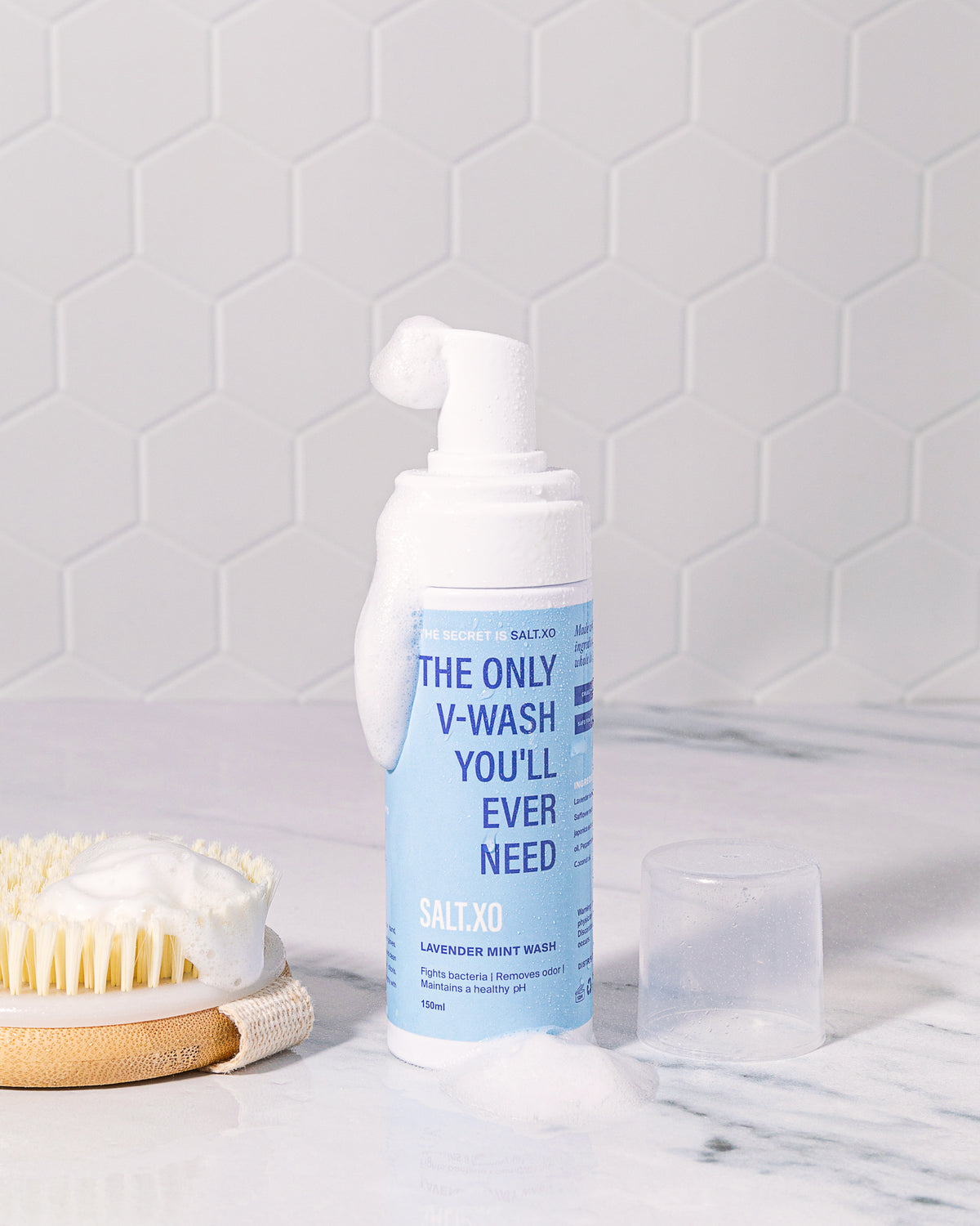 Plant based-Lavender-Mint Foaming Wash