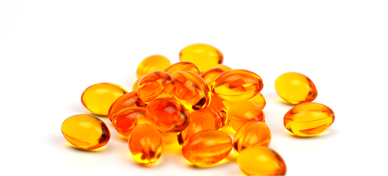 Vitamin E representation highlighting skin protection and moisture locking